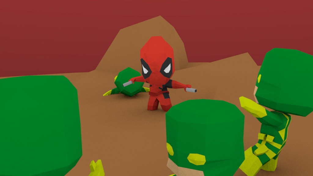 Deadpool vs HYDRA all rigged preview image 1
